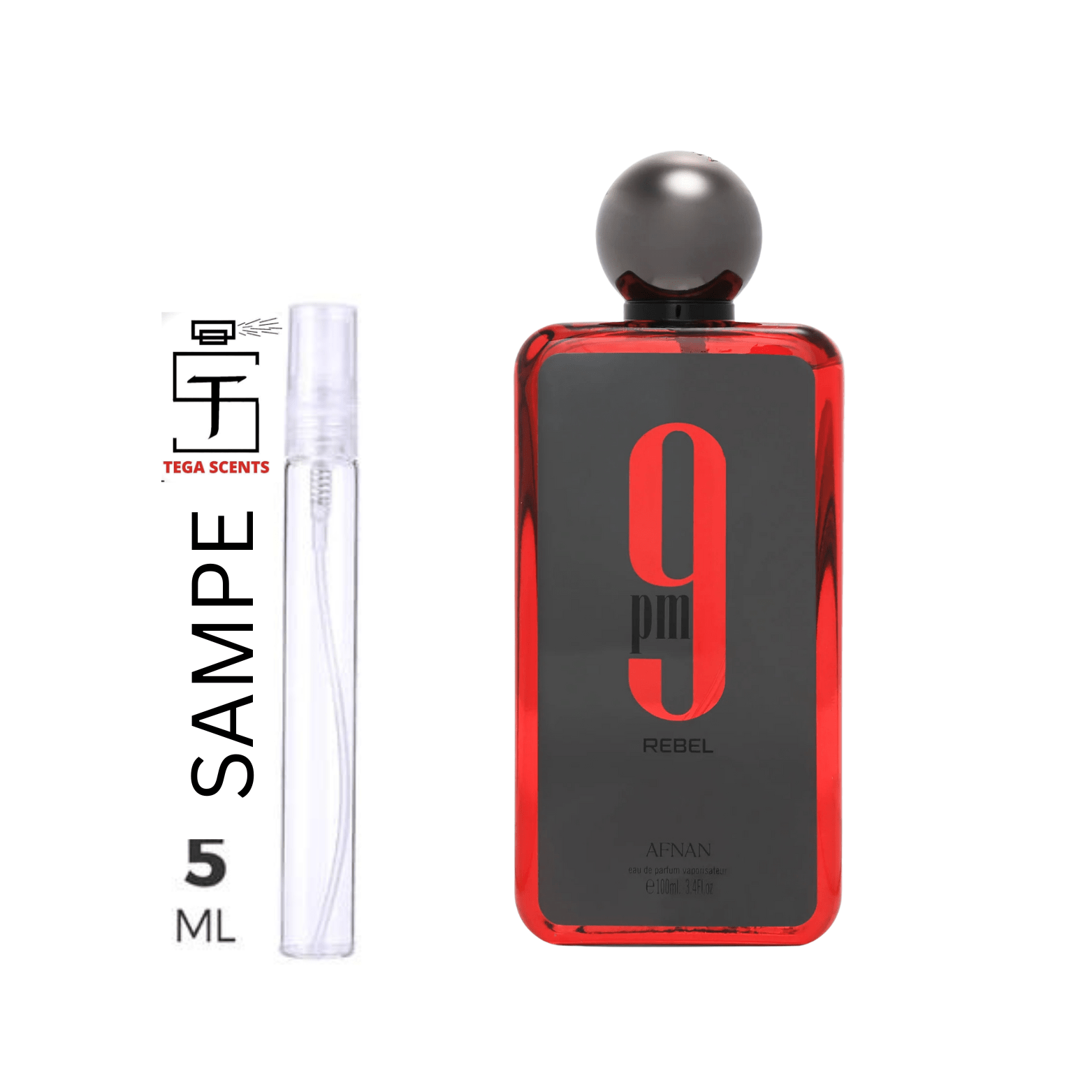 Afnan 9PM Rebel EDP 5ml - Tega Scents
