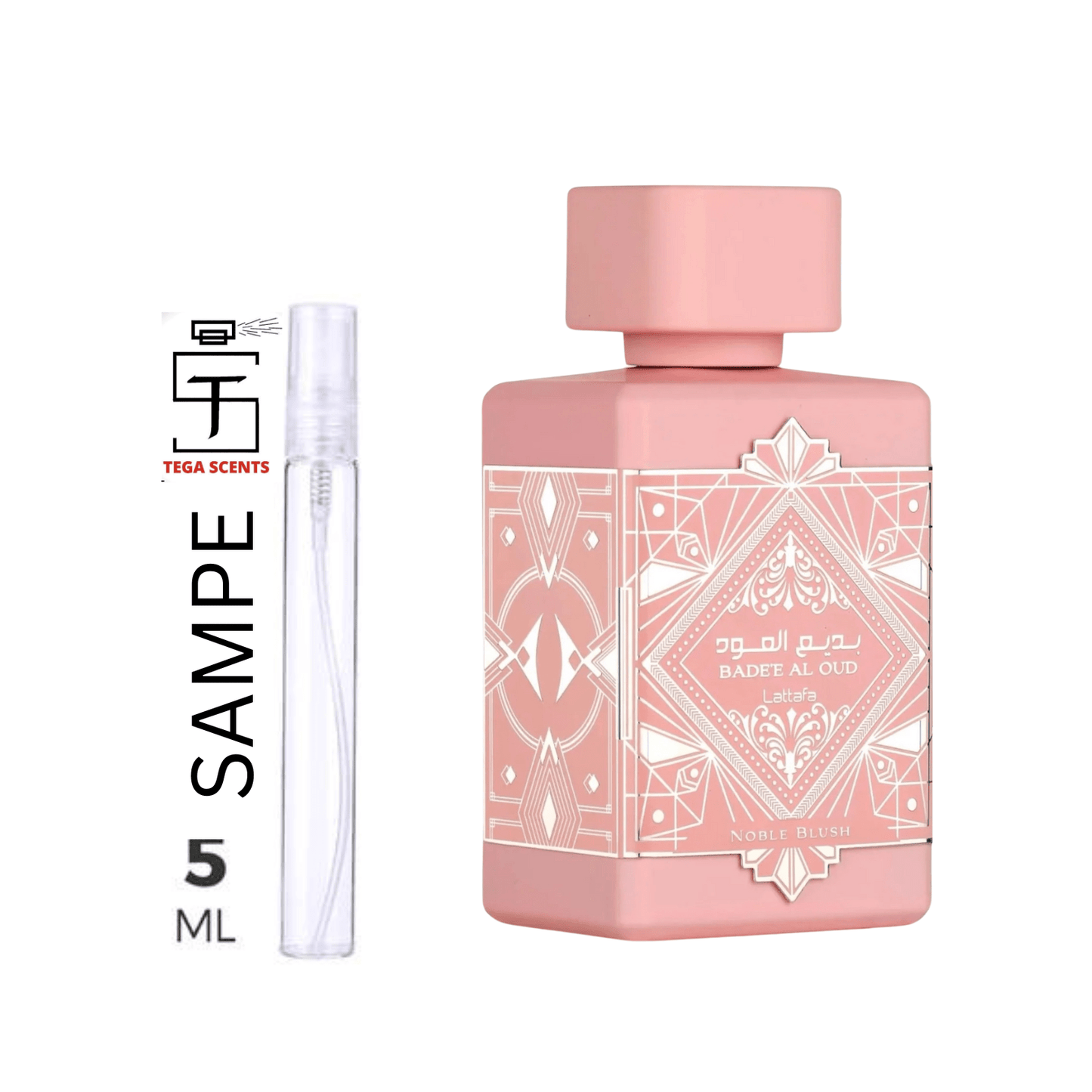 Bade'e al oud Noble Blush Lattafa 5ml - Tega Scents