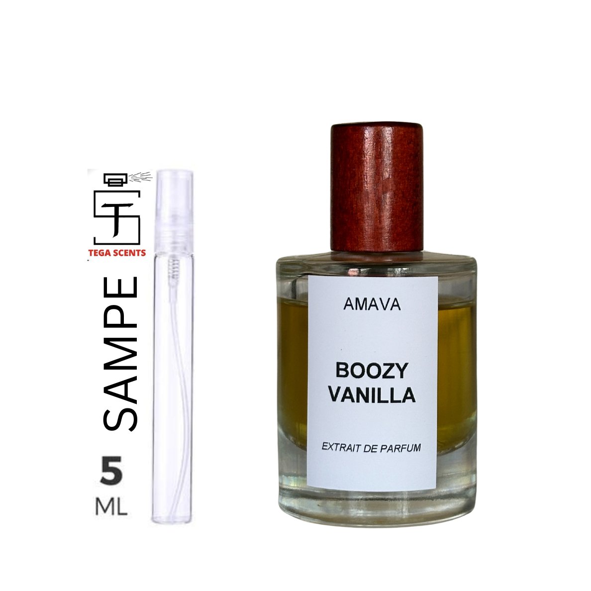 Boozy Vanilla 5ml Extrait De Parfum by Amava Perfumes - Tega Scents