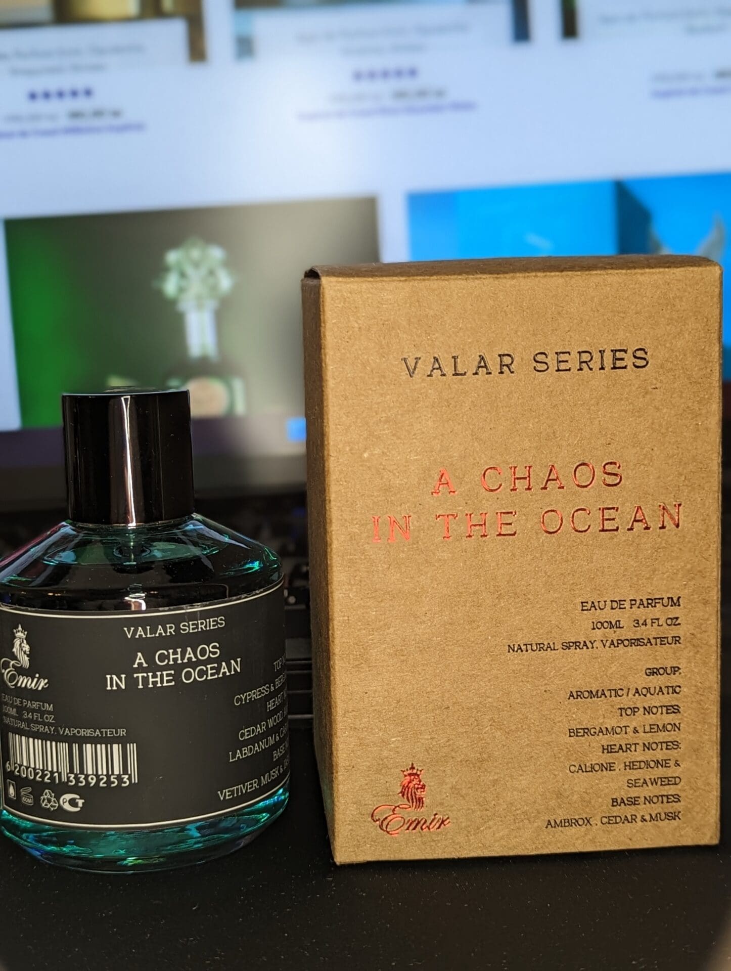 Emir Valar A chaos in the ocean (inspired by Orto Parisi Megamare) 100ml - Tega Scents