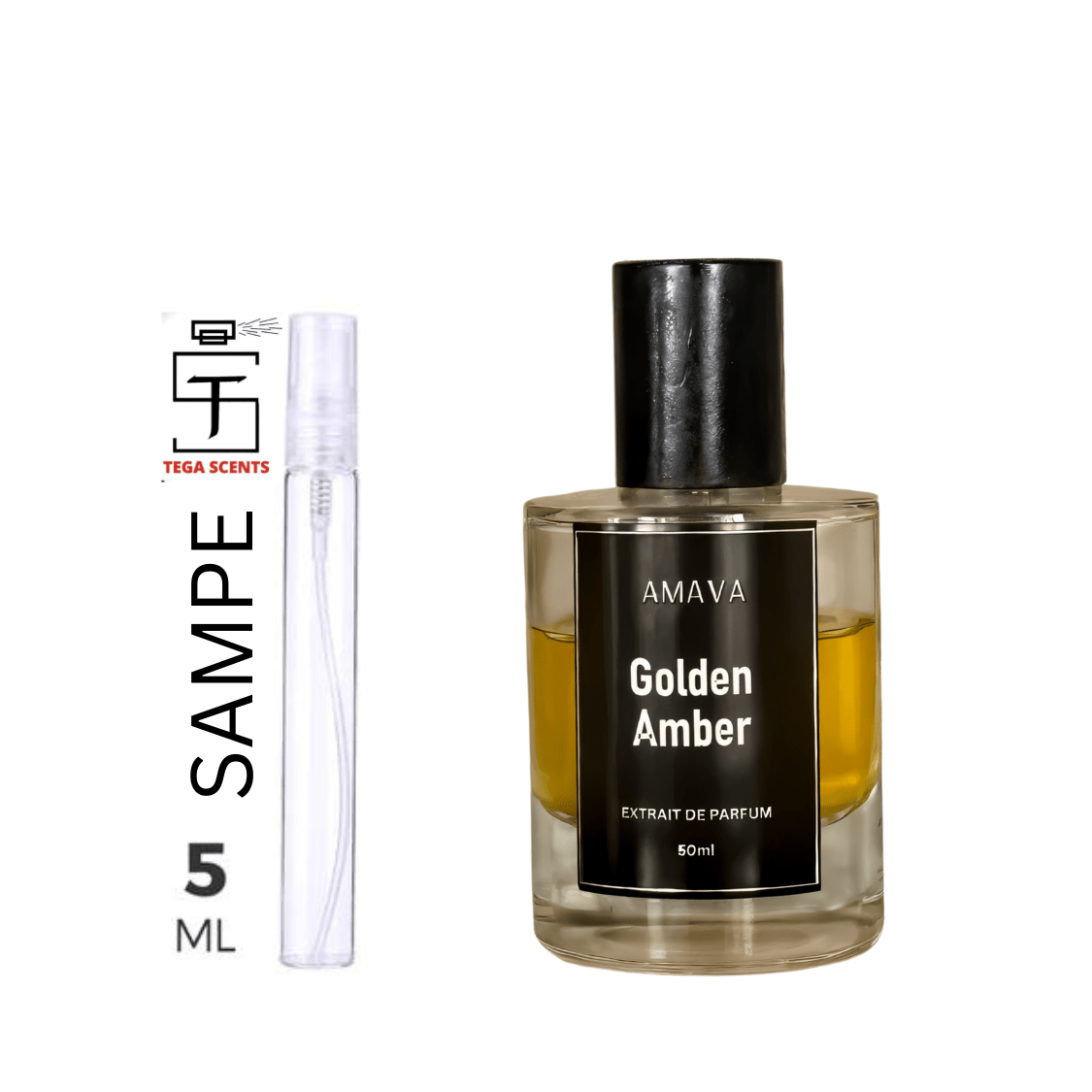 Golden Amber 5ml Extait De Parfum - Tega Scents
