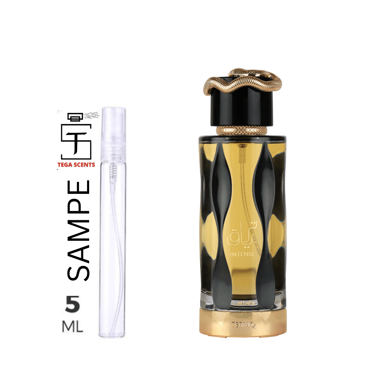 Teriaq Intense by lattafa 5ml EDP - Tega Scents